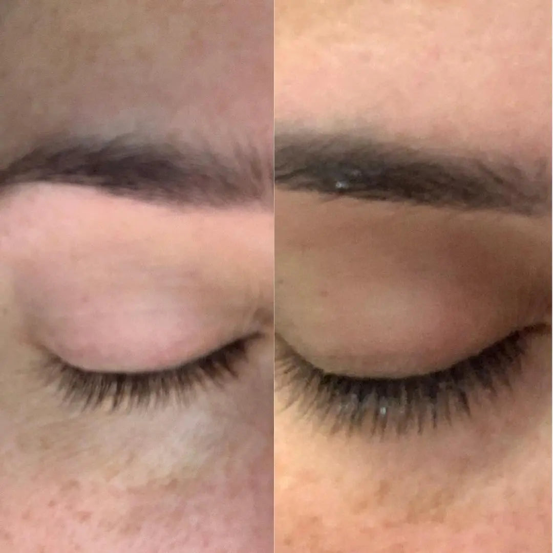 Fuller lashes are within reach with our Organic Eyelash Growth Serum. This all-natural blend of Castor, Almond, and Rosemary Oil promotes healthy lash growth and strengthens each lash from root to tip.