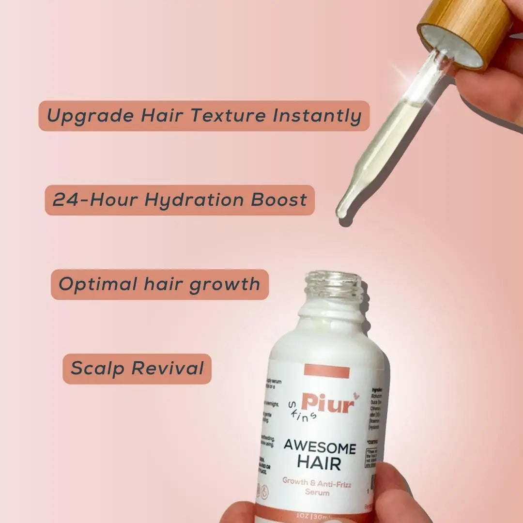 Achieve thicker, healthier hair with Awesome Hair Growth Serum. Packed with nourishing oils, this serum helps boost hair growth and strength naturally.